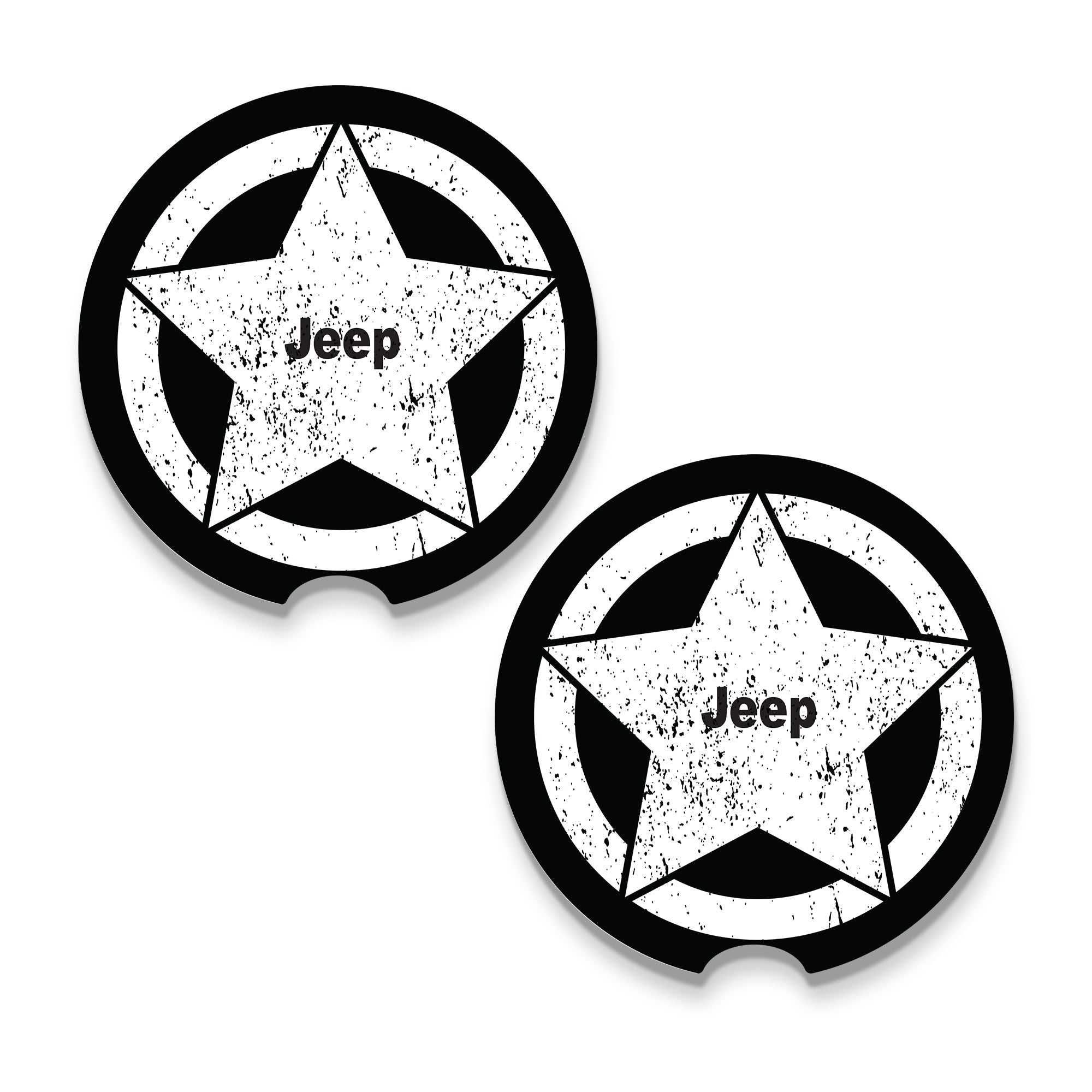 Jeep Car Coasters, Wrangler Car Coasters, Jeep Sandstone Car Coasters, Jeep Accessories, Jeep Assorted Car Coaster