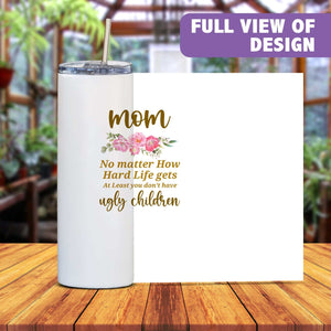 Mother’s Day Tumbler Gift | Double-Walled Stainless Steel Cup from Daughter or Son – Perfect for Mom, Wife