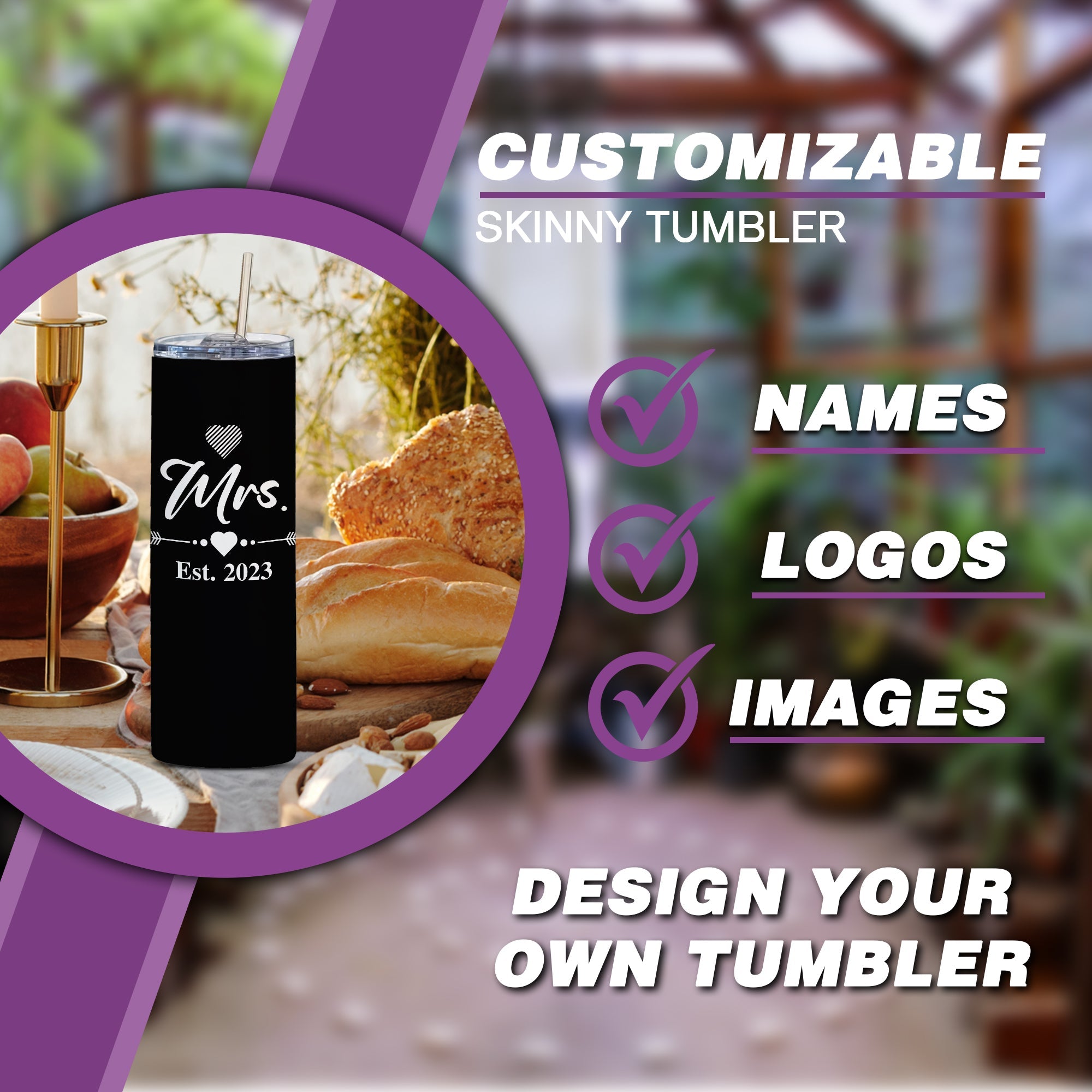 Mr. & Mrs. 2023 Tumbler Set | Wedding & Engagement Gift for Couples – Bride & Groom 20oz Travel Tumblers