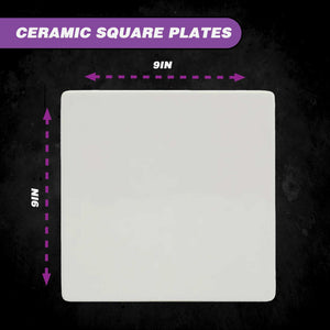 Personalized 50th Anniversary Square Plate | Golden Wedding Keepsake Gift for Parents or Couples – Elegant Custom Design