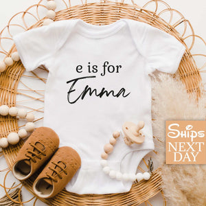 Personalized Baby Onesie®, Pregnancy Announcement Baby Onesie®, Baby Name Onesie®, Personalized Baby Girl Shirt