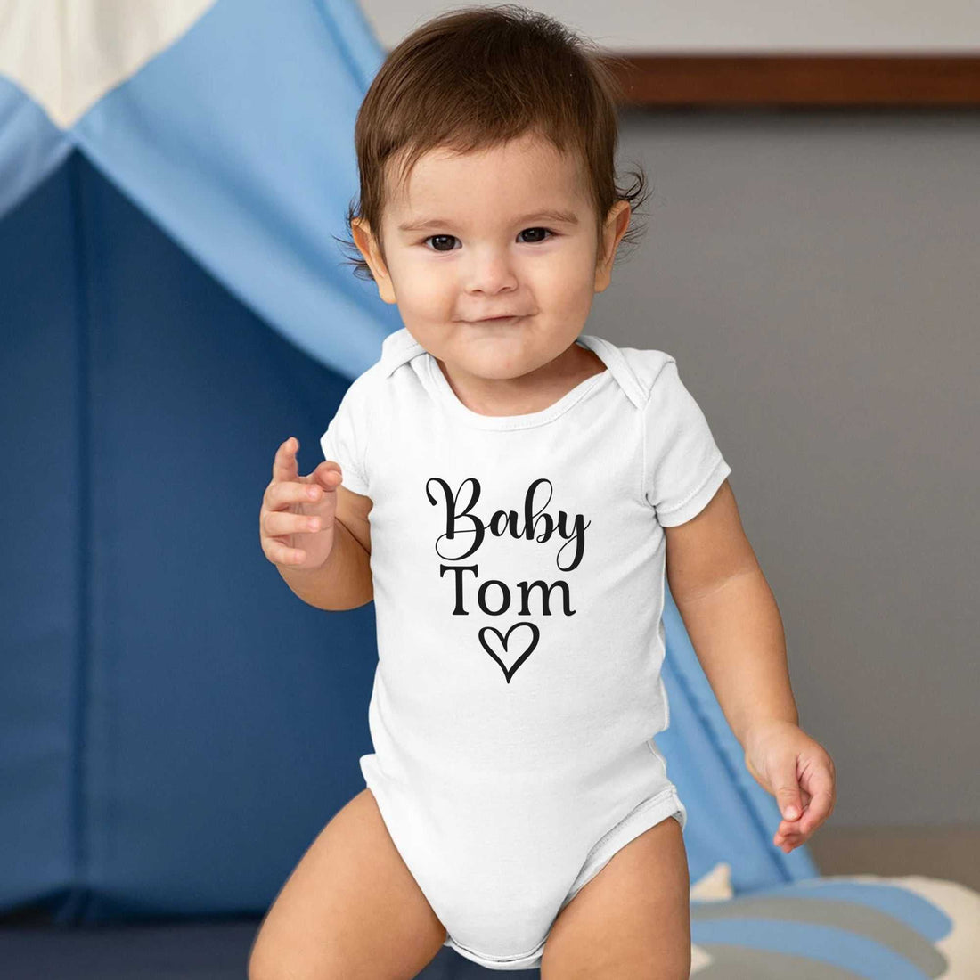 Body de bebé personalizado®, Body de bebé para anuncio de embarazo®, Body de bebé con nombre®, Camiseta personalizada para bebé niña