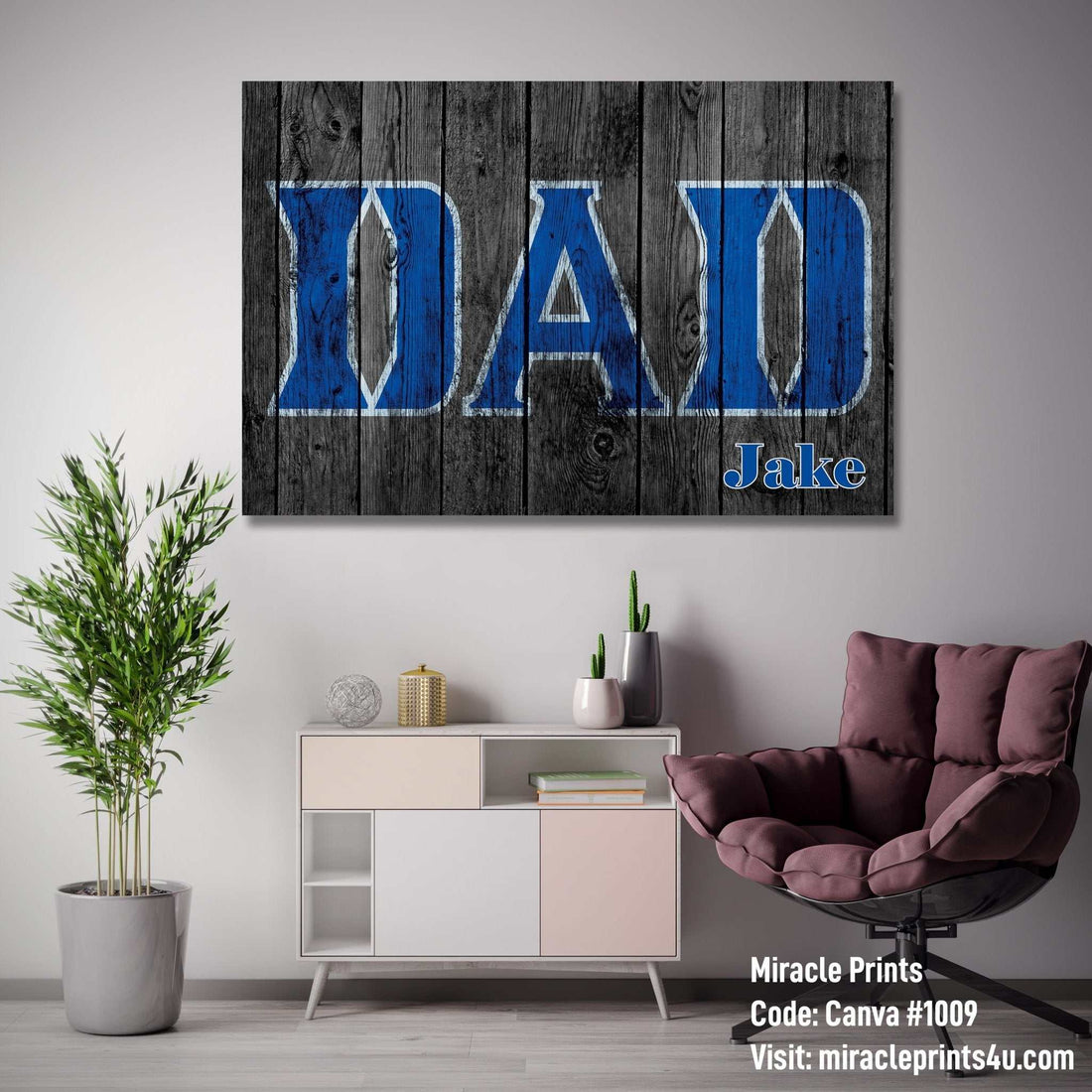 Lienzo Personalizado para Papá - Un Regalo Único para el Día del Padre para Atesorar