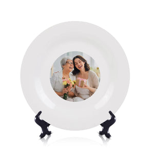 Personalized Mother’s Day Ceramic Plate | Custom Keepsake Gift to Make Memories with Mom – Special Moments