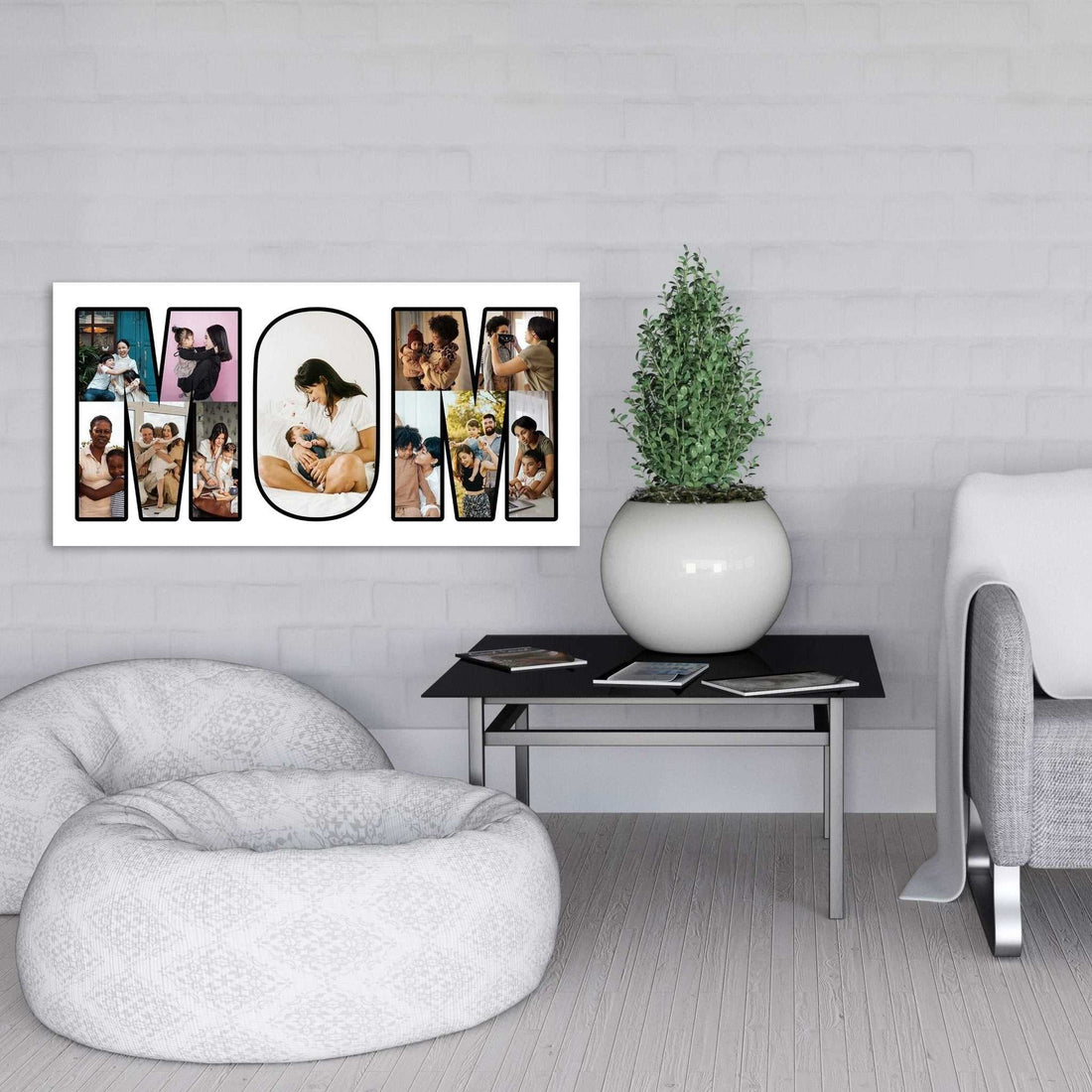 Collage de fotos personalizado - El regalo de cumpleaños perfecto para mamá y esposa