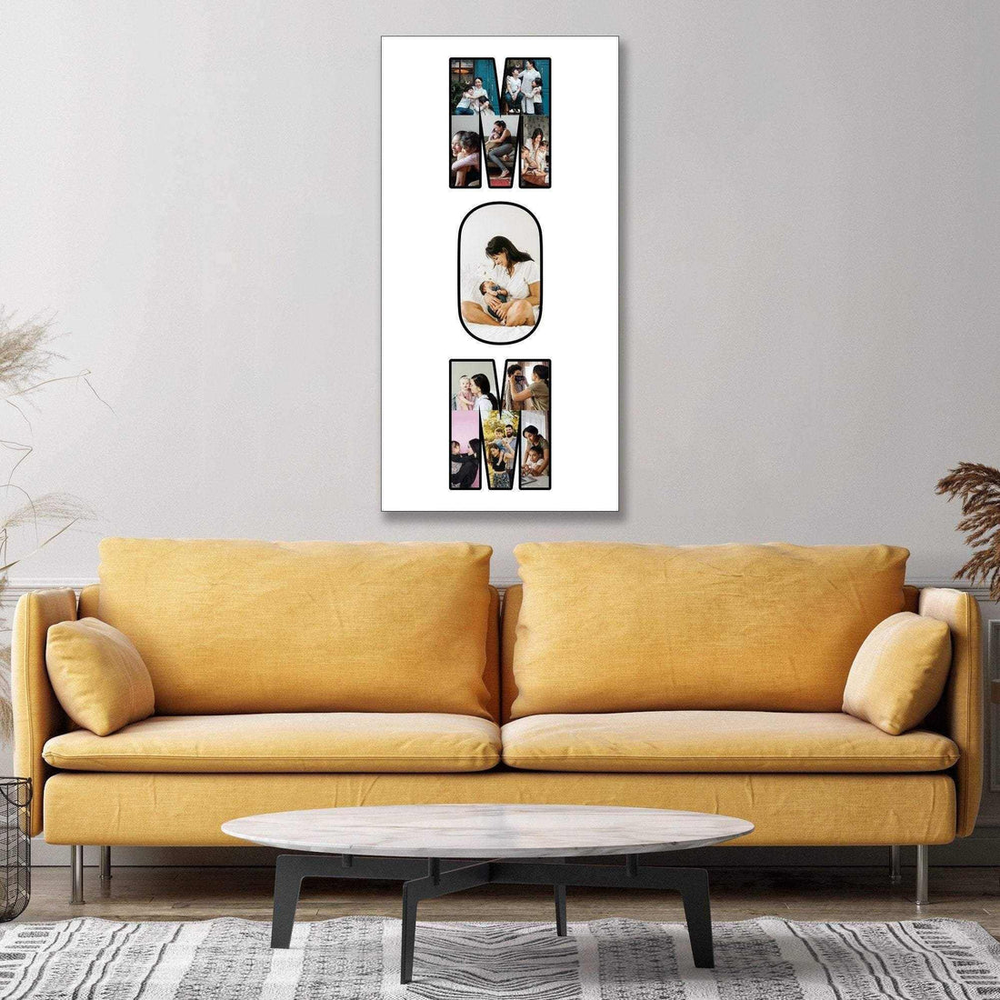 Collage de fotos personalizado - El regalo de cumpleaños perfecto para mamá y esposa