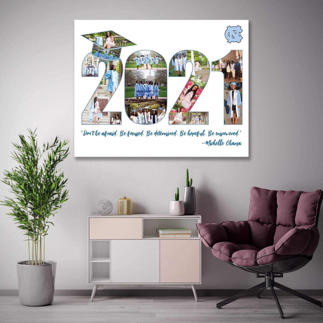 Collage de fotos personalizado - El regalo de cumpleaños perfecto para mamá y esposa