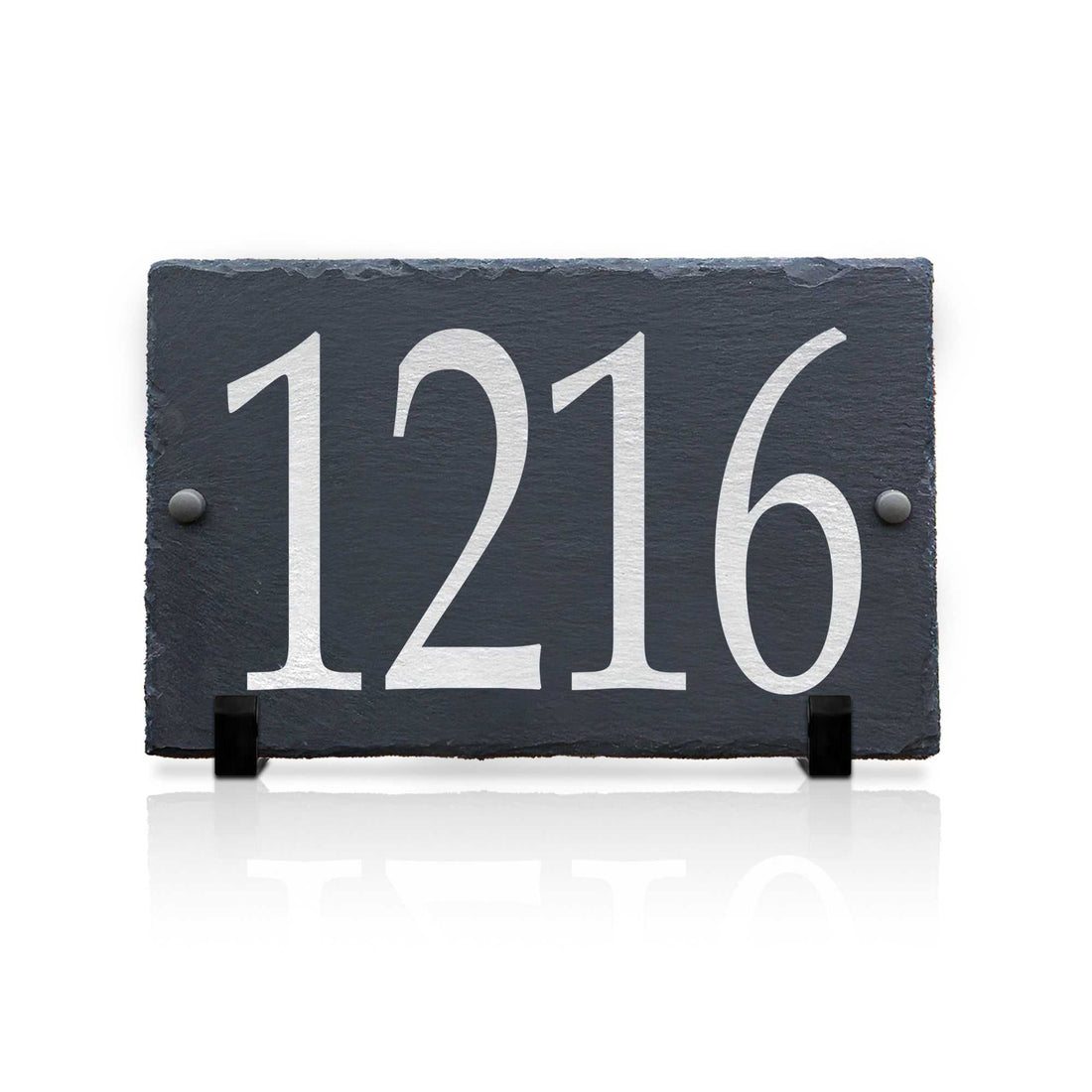 Letrero de pizarra personalizado para casa, letrero de dirección de pizarra con apellido, letrero de número de calle, letrero colgante de pizarra, placa de pizarra