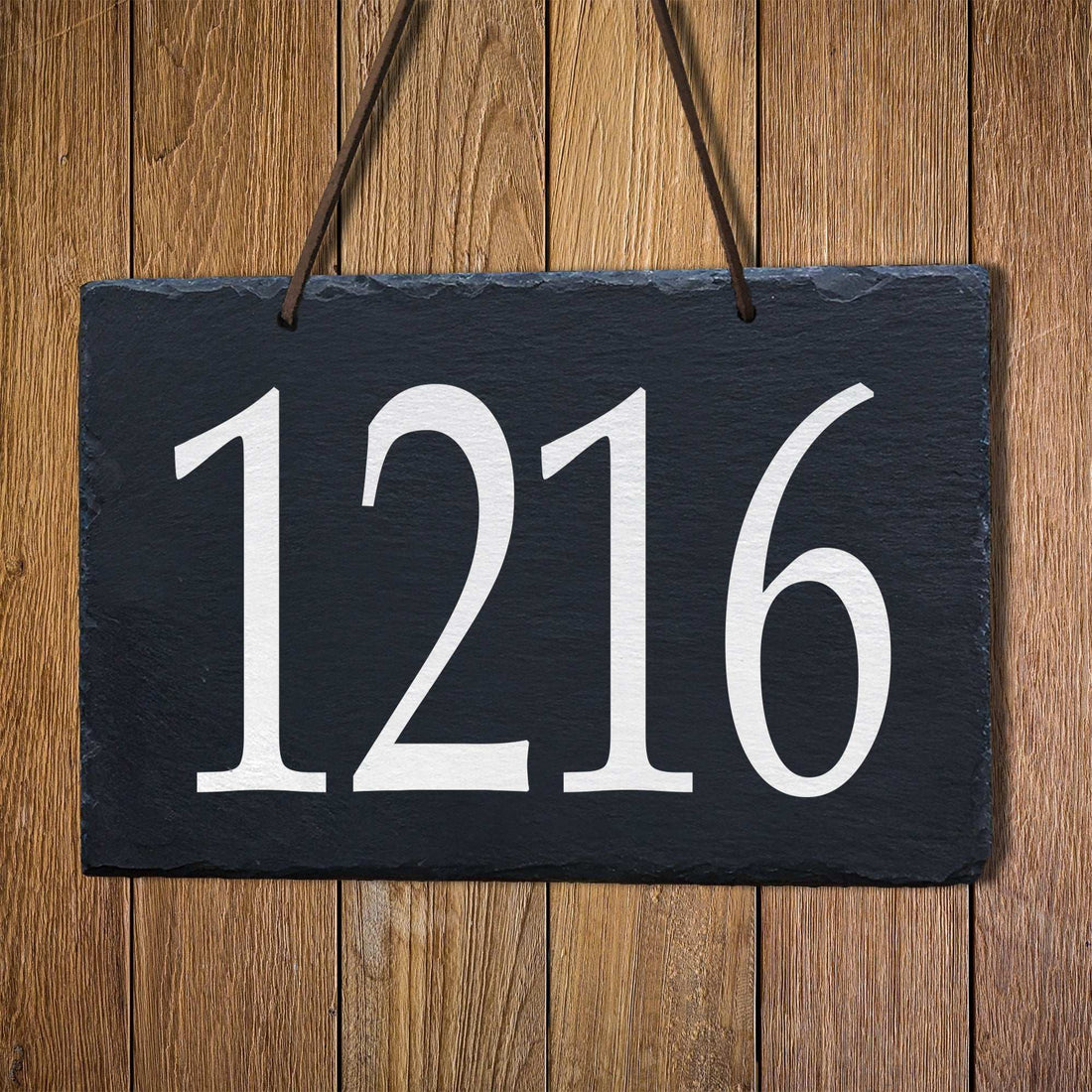 Letrero de pizarra personalizado para casa, letrero de dirección de pizarra con apellido, letrero de número de calle, letrero colgante de pizarra, placa de pizarra