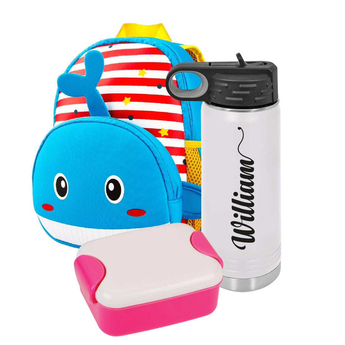 Botellas de agua personalizadas, botella de agua con pajita, botella de agua aislada personalizada, botella de agua con nombre, botella de agua a medida