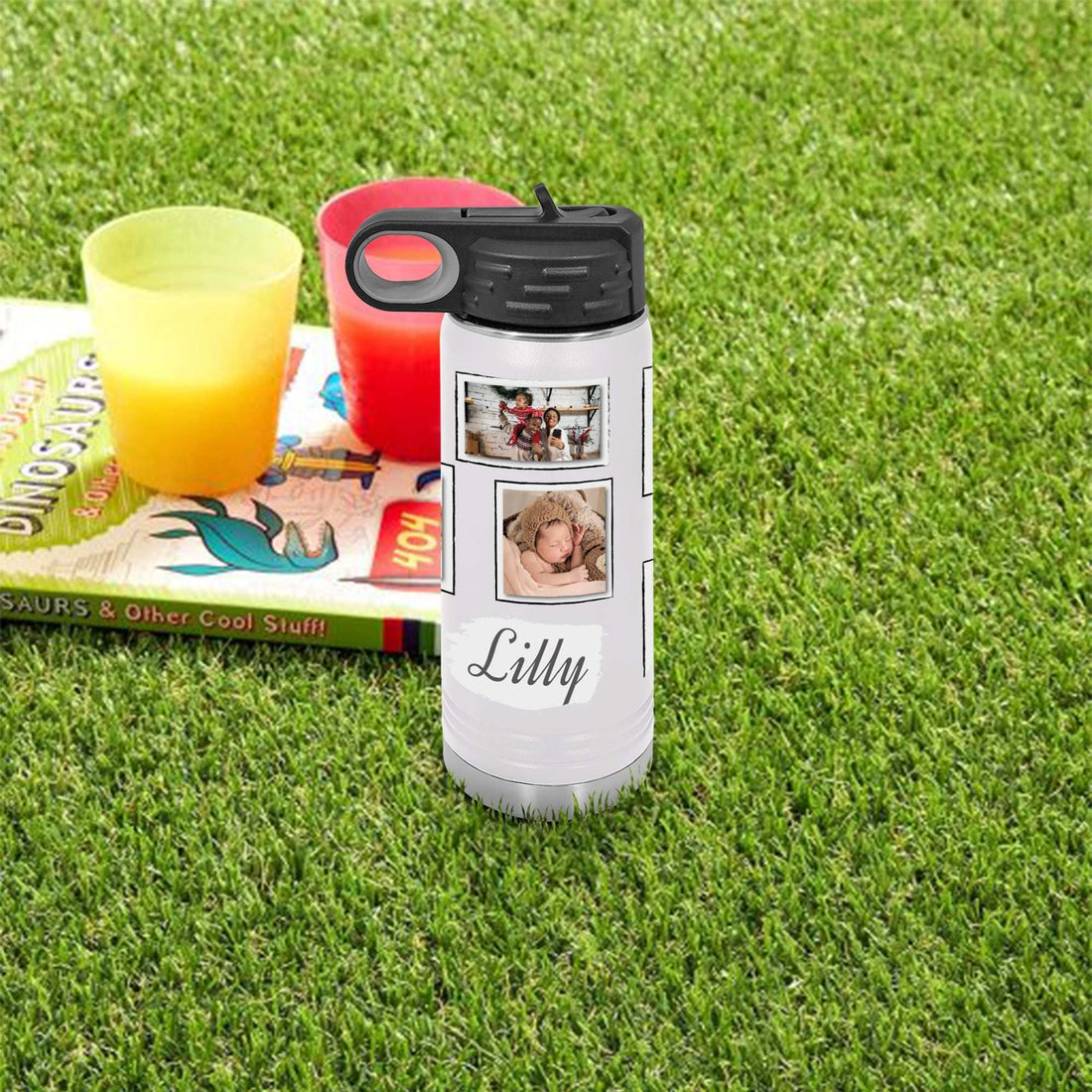 Botellas de agua con foto - Botella de agua personalizada con foto - vaso personalizado - Polar camel - Vaso collage - Vasos personalizados