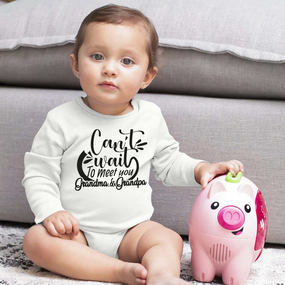 Traje de bebé para anunciar embarazo | Revelación a los abuelos | Revelación de nuevo bebé | Ascendida a abuela | Regalo de baby shower | Conjunto para la salida del hospital