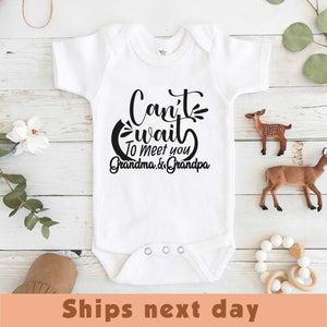 Pregnancy Announcement Bodysuit | Grandparents Reveal | New Baby Reveal | Promoted to Grandma | Baby Shower Gift | Coming Home Outfit