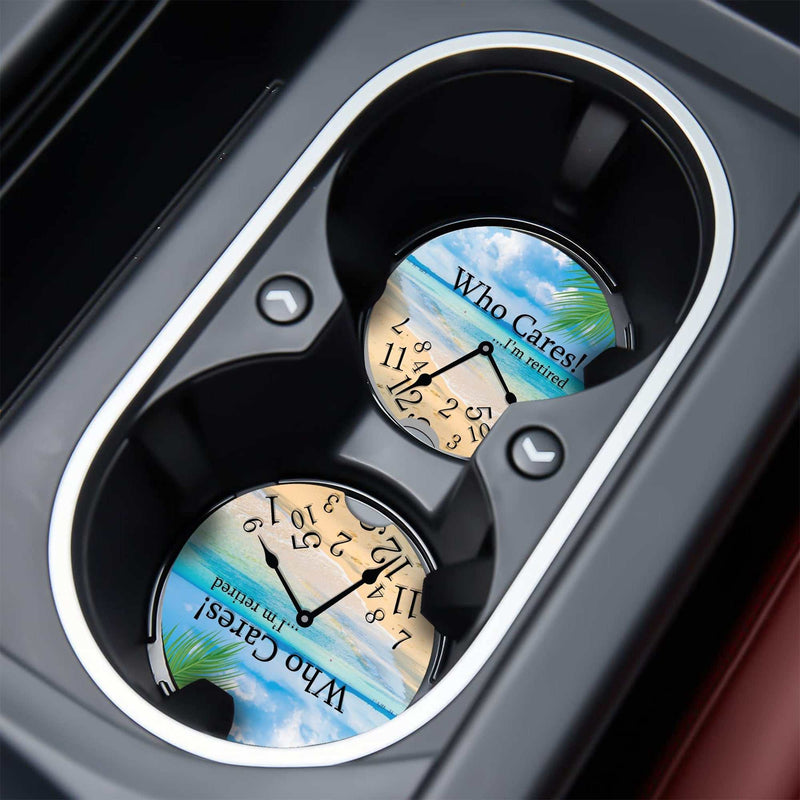 Retirement Car Coaster, Retirement Gift, Retirement Gifts for Men or Women, Personalized Retirement Gifts
