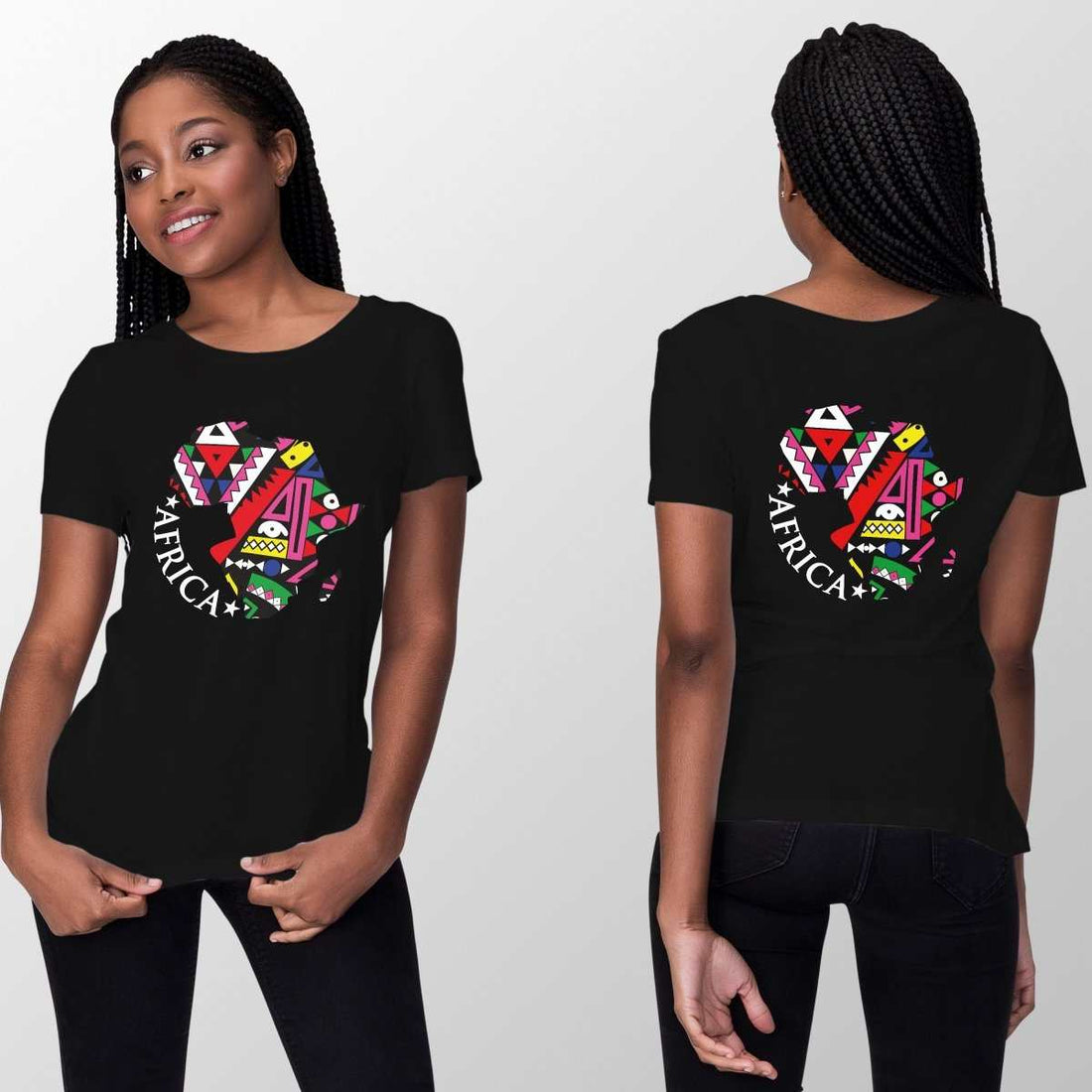 Muestra Tu Amor por África con una Camiseta con Mapa Personalizado - ¡Diseña Hoy Tu Camiseta Única con el Mapa de África!
