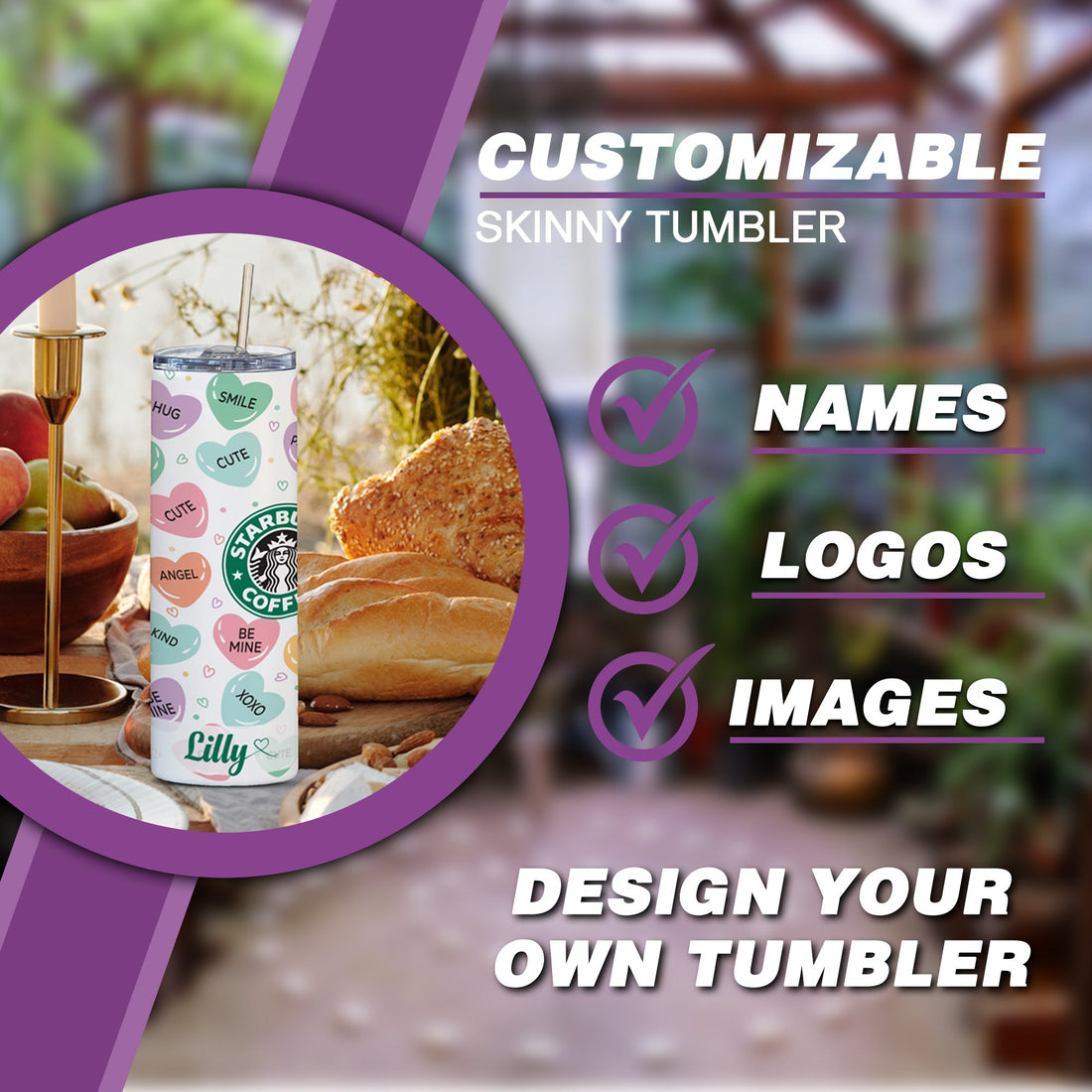 Vaso Starbucks Vaso de San Valentín Vaso Starbucks personalizado