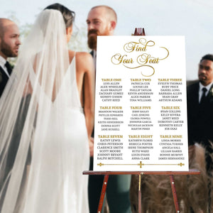 Acrylic Seating Chart, Wedding Seating Chart, Find Your Seat Sign, Frosted Seating Chart, Wedding seating chart, Custom Wedding Decor Seating Chart Wedding Sign
