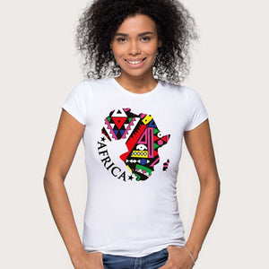 Show Your Love for Africa with a Custom Map T-Shirt - Design Your Unique African Map Tee Today!