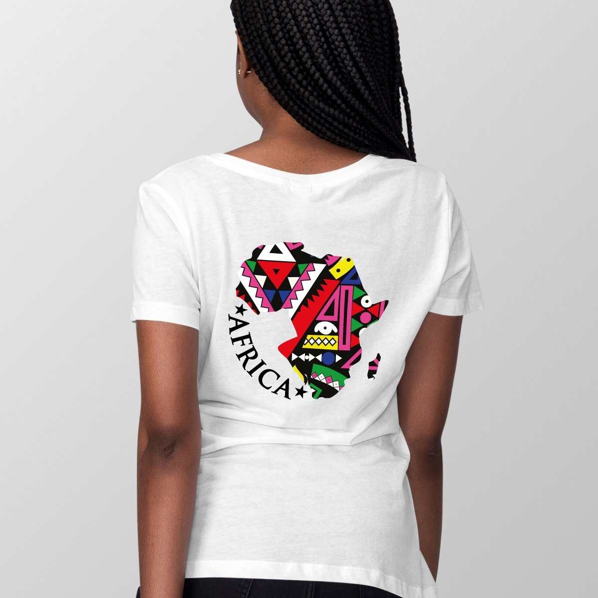 Show Your Love for Africa with a Custom Map T-Shirt - Design Your Unique African Map Tee Today!