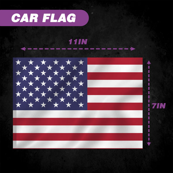 Car Flags, American car flags, personalized flags, Promotional flags, Car accessories, Flags for cars, Personalized gifts