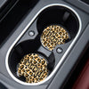 Animal Leopard Print Car Cup Holder Coasterauto decorCar Accessories