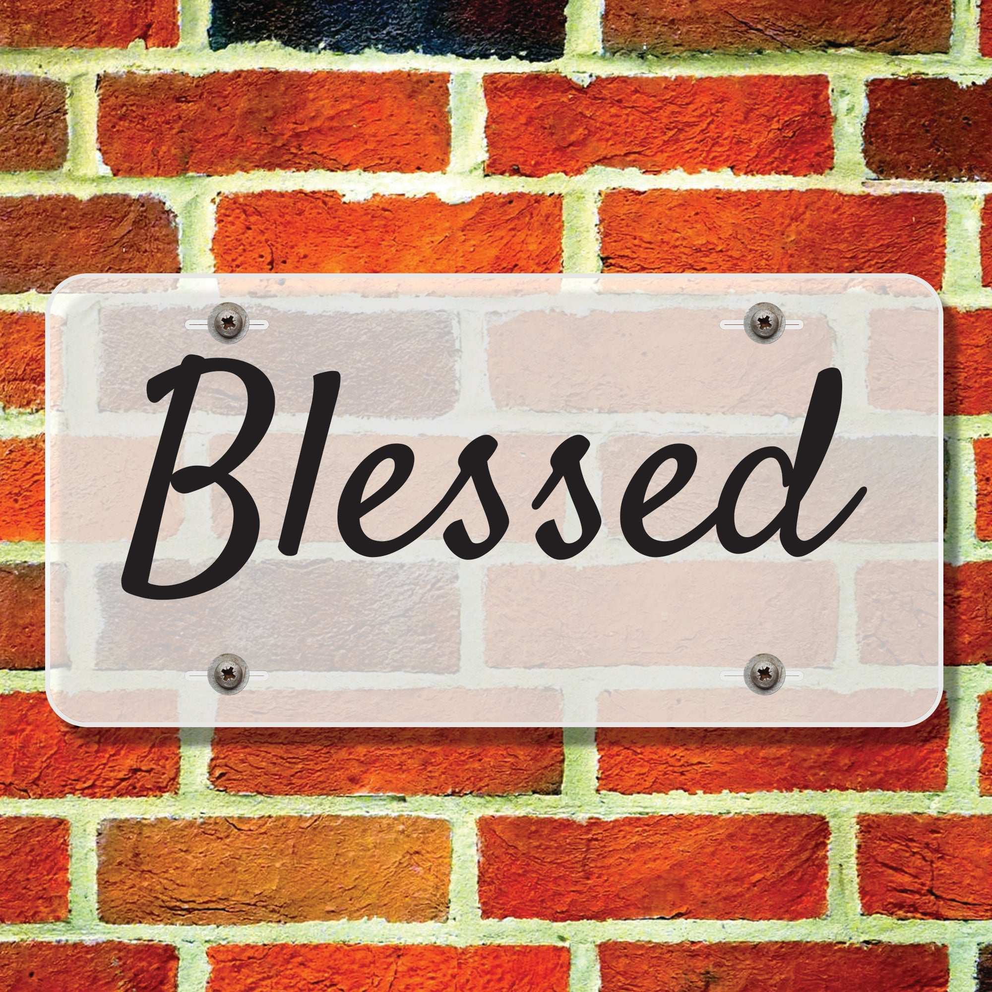 Blessed License Plate- Front License Plate- Blessed Personalized Plate- License Plate- Personalized license