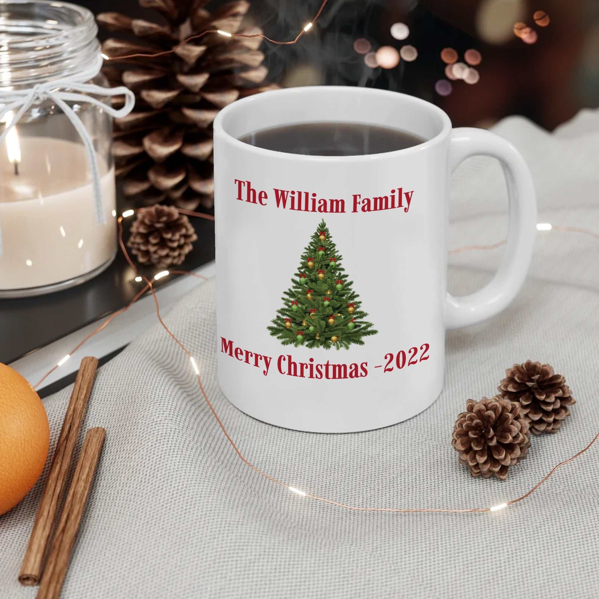 Christmas Gifts, The Christmas Mugs, Personalized christmas mugs, Christmas Gift For Family, Christmas Keepsake