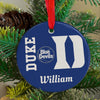 Duke Blue Devils decor, Custom Duke ceramic ornaments, Duke Christmas tree ornaments, Duke fan gifts, Duke-themed decorations