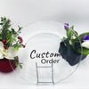 Customized Glass Plate, Personalized Glass Platter, Custom Glass Dinnerware, Personalized Glass Dish, Personalized Glassware