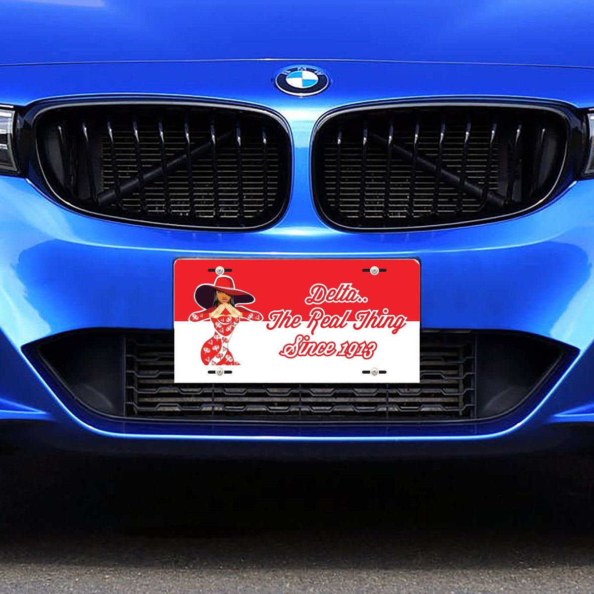 Delta Sigma Theta license plate Sorority Miracle Prints