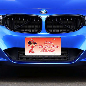 Delta Sigma Theta License Plate- Delta Vanity License Plate- Sorority Accessories Gift- Car License Plate- Car number plate
