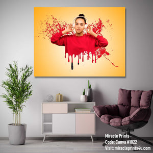 Dripping Effect Canvas - Create Unique Art