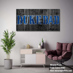 Duke Logo Dad Canvas - Show Your Team Spirit