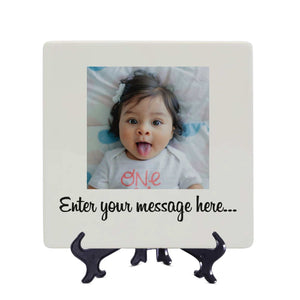 Family Photo Square Plate Customized Square Plate Custom Photo on Plate, Custom Name Plate, Custom Plates, Personalized Square Plate