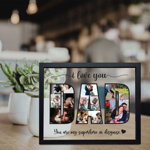 Father's Day Gift- Best Dad Ever- New Dad Gift- Daddy Photo Collage- Gift For Dad- Happy Fathers Day- The picture frame- New family Photo frame