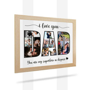 Father's Day Gift- Best Dad Ever- New Dad Gift- Daddy Photo Collage- Gift For Dad- Happy Fathers Day- The picture frame- New family Photo frame