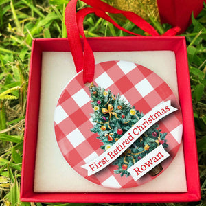 First Christmas Married Ornament | Personalized Mr and Mrs Ceramic Ornaments | Wedding Keepsake