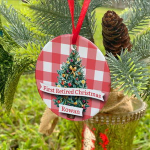 First Christmas Married Ornament | Personalized Mr and Mrs Ceramic Ornaments | Wedding Keepsake
