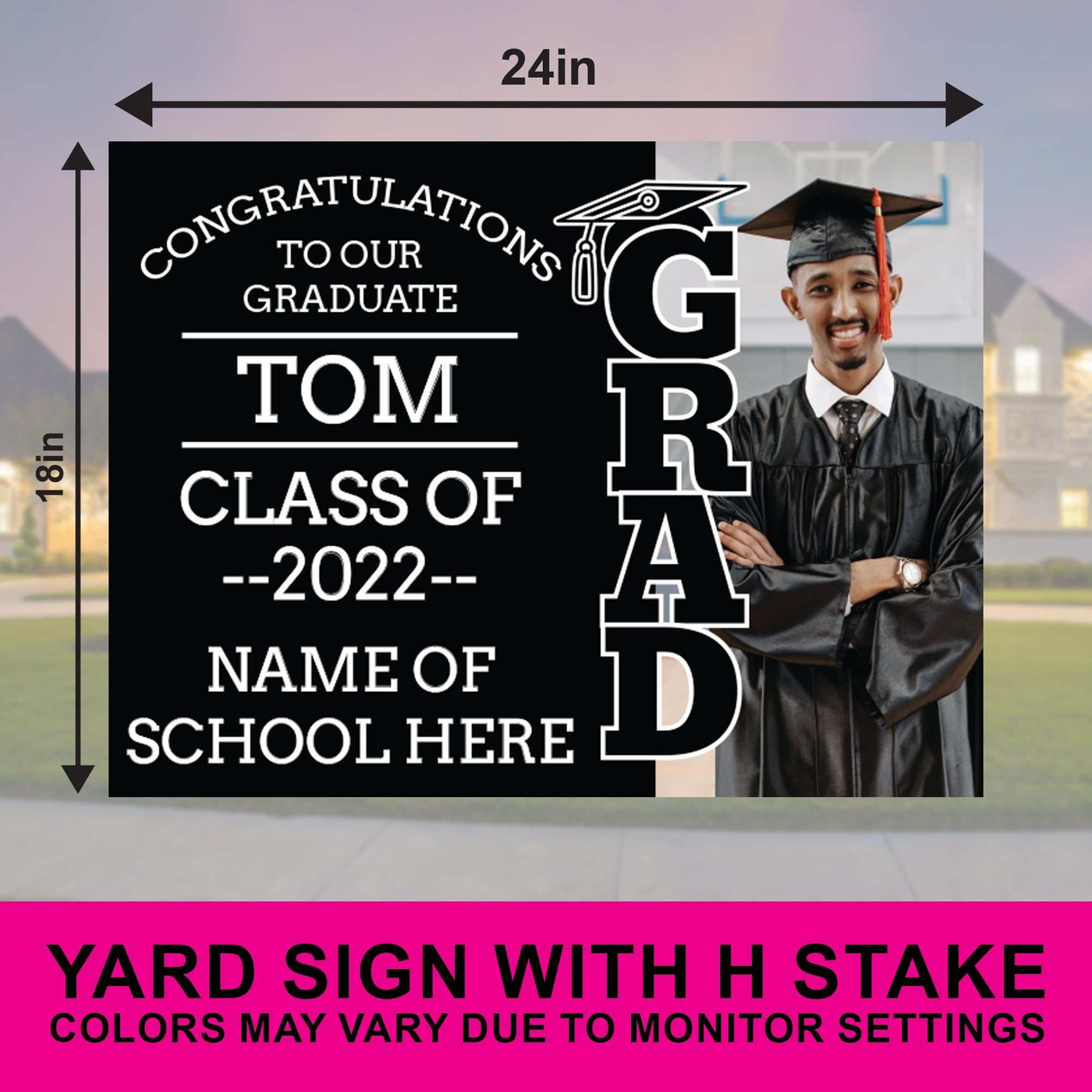 Graduation Class Sign Class Of 2022 Sign