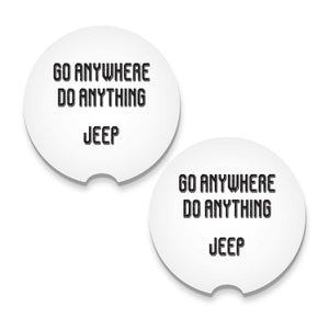Jeep Sandstone Car Coasters, Wrangler Car Coasters, Jeep Car Coasters, Jeep Accessories, Jeep Assorted Car Coaster
