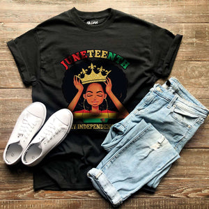 Juneteenth is my Independence Day Shirt- African Culture T-Shirt- South Africa T-shirt- Juneteenth Vibes Shirt- Black Pride Shirt