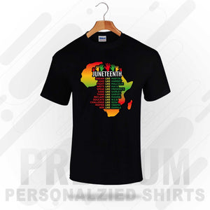 Juneteenth Shirt- African Culture T-Shirt- South Africa T-shirt- Juneteenth Vibe Shirt- Black Pride Shirt- Black Lives Matter- Black History