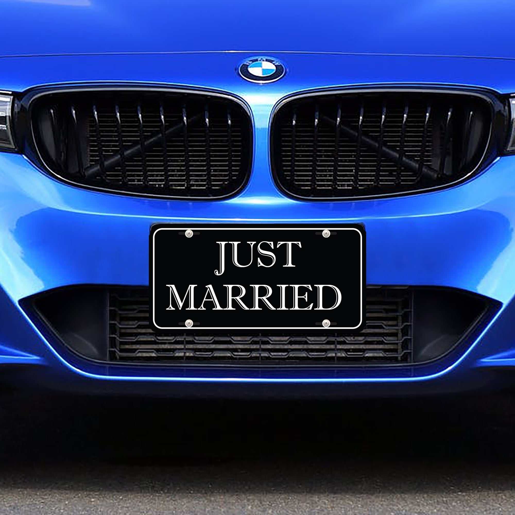 Just Married Car License- Wedding Date Sign- Wedding Car License Plate-  Gifts For The Couple- Wedding Shower Gift- wedding decor- Personalized license