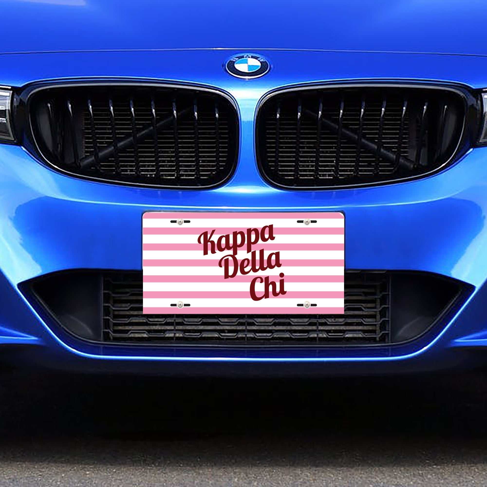 Kappa Della Chi- Greek Letter Car Tag Plate- Sorority License Plate- Car License- Personalized license