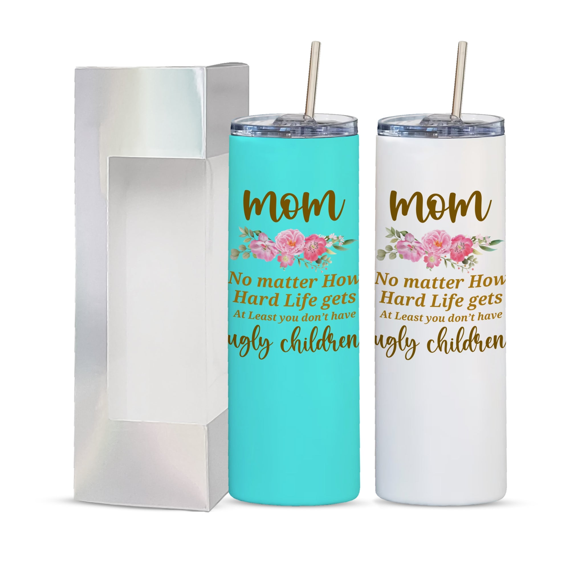 MIRACLE PRINTS Mother's Day Gifts from Daughter/Son, Double-Walled Stainless Steel Tumbler for Women - Ideal Gifts for Mother, Wife, Mother in Law, Mama