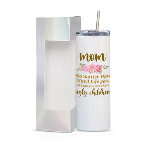 MIRACLE PRINTS Mother's Day Gifts from Daughter/Son, Double-Walled Stainless Steel Tumbler for Women - Ideal Gifts for Mother, Wife, Mother in Law, Mama