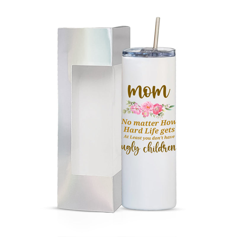 MIRACLE PRINTS Mother's Day Gifts from Daughter/Son, Double-Walled Stainless Steel Tumbler for Women - Ideal Gifts for Mother, Wife, Mother in Law, Mama