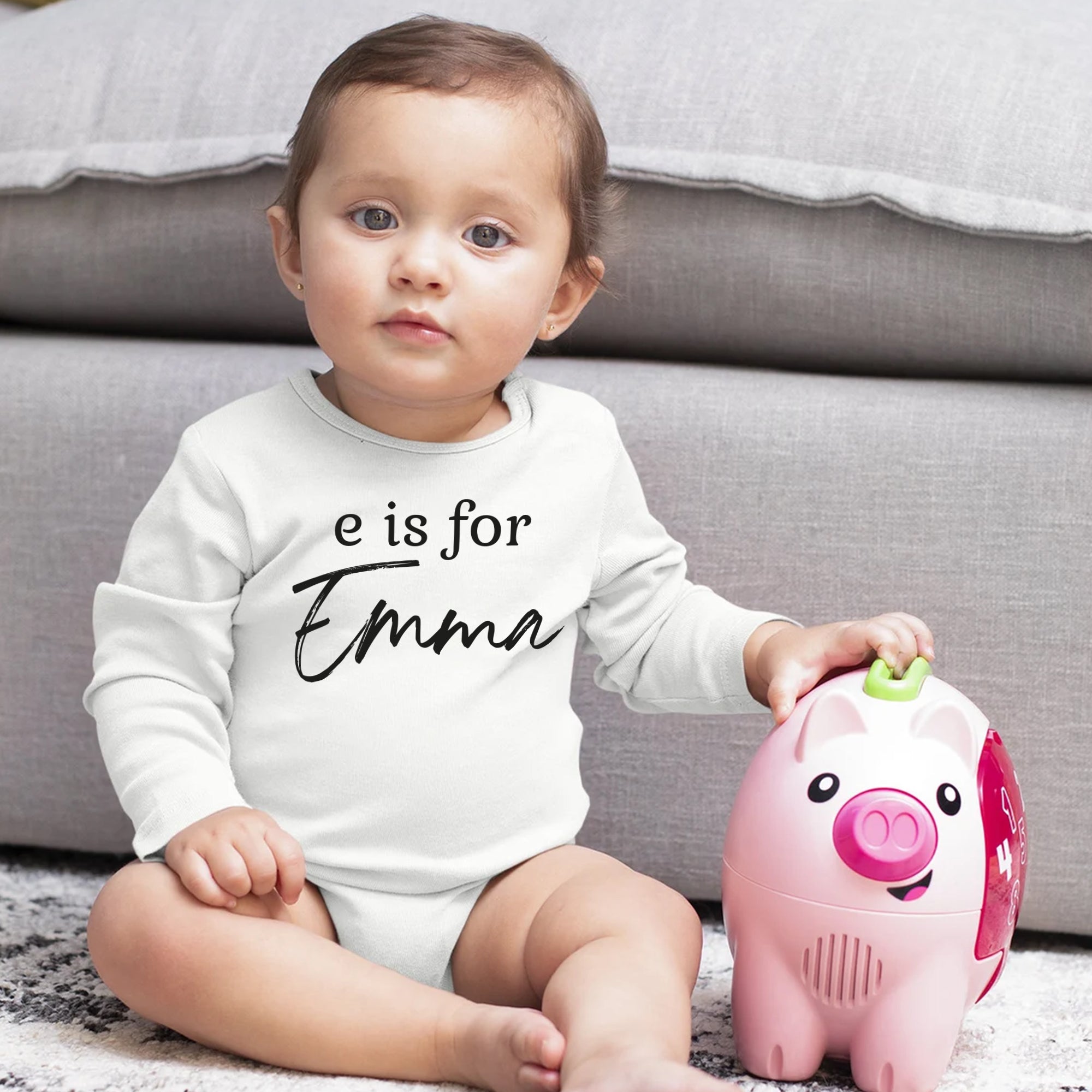 Personalized Baby Onesie®, Pregnancy Announcement Baby Onesie®, Baby Name Onesie®, Personalized Baby Girl Shirt