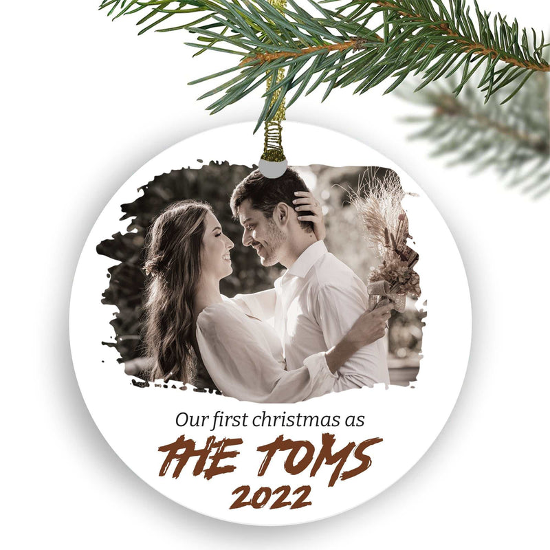 Personalized family ornament, Custom Family Christmas Ceramic Ornament, Personalized Ornament With Names, Christmas Gift