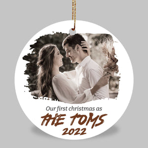 Personalized family ornament, Custom Family Christmas Ceramic Ornament, Personalized Ornament With Names, Christmas Gift